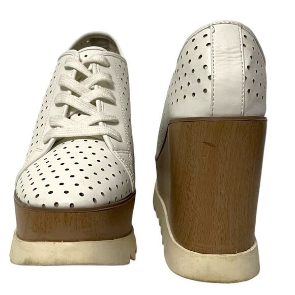STEVE MADDEN Unfazed Perforated Wedge Oxfords 7 - Picture 2 of 12